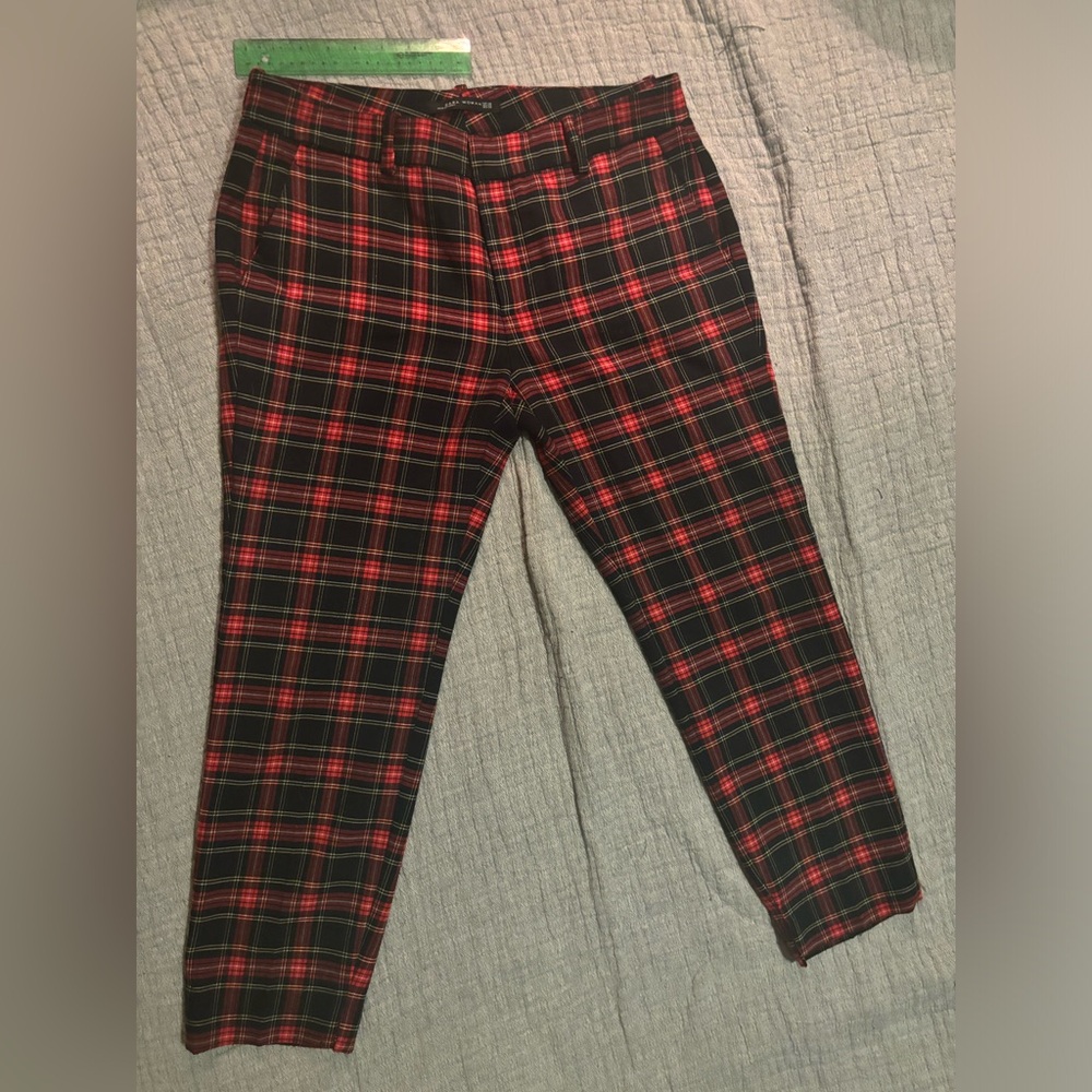 Red plaid pants | Zara | size 8 in Women